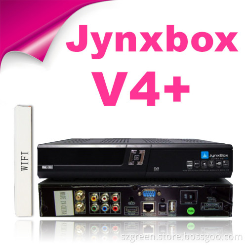 Jynxbox Ultra HD V4+ Satellite Receiver with Jb200 and WiFi Jynxbox V4+
